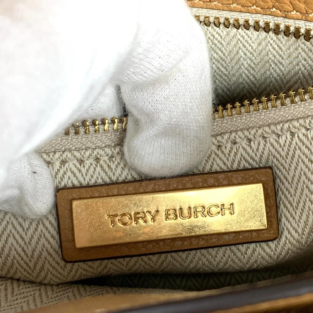 NWT Tory Burch Britten Convertible Crossbody Tiramisu - Picture 13 of 14